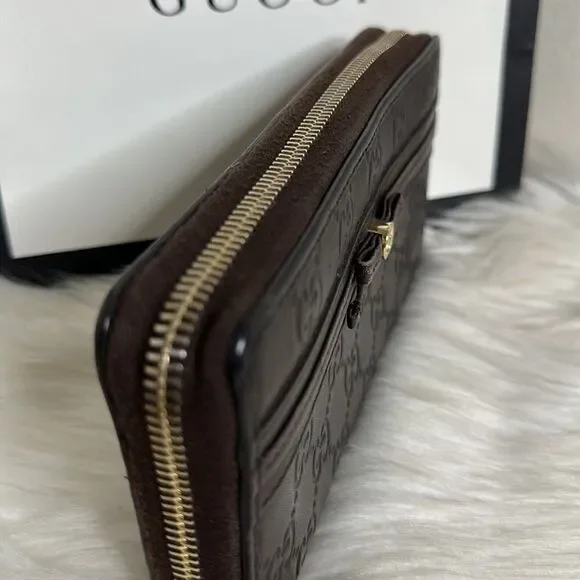 💯Authentic Guccissima Zipped Around Long Wallet 🍀 - Picture 14 of 17